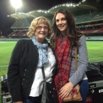 Bron and Thaao at Adelaide Oval