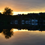 Sunset at Wyre Piddle